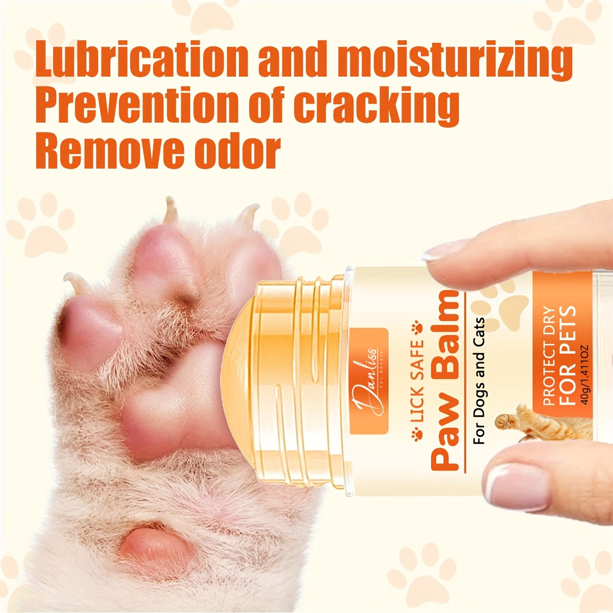 Natural Pet Paw Balm for Dogs & Cats – Moisturizing Paw & Nose Protector | Safe, Non-Toxic ( PACK OFF 2 ), All-Season Relief for Dry, Cracked Paws | Vet Approved Organic Formula