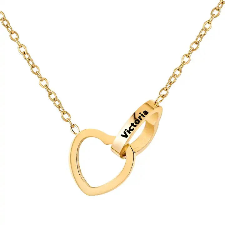 Rose Bear Eternal Rose & Heart Necklace®