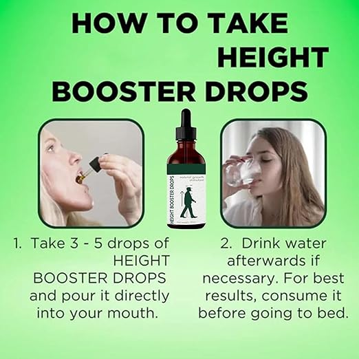 Natural Height Booster Drops 30ml(Pack of 2)