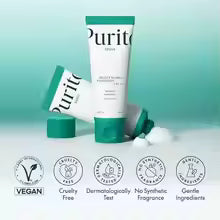 PURITO Post-Acne Moisturizer, Recovery & Glow Boost, Silicone-Free, Non-Comedogenic, Vegan, Korean Skincare, Mighty Bamboo Panthenol Cream, 3.38 fl oz / 100ml