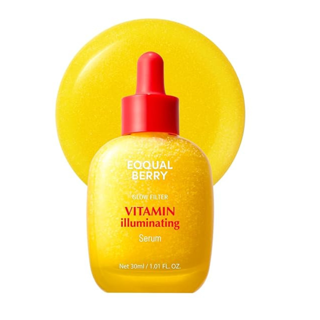 EQQUALBERRY Vitamin Illuminating Serum – Brightening Vitamin C Serum with Niacinamide | Strengthens skin barrier | Hydrates using Ceramide and Hyaluronic Acid, 1.01oz / 30ml ( MADE IN KOREA )