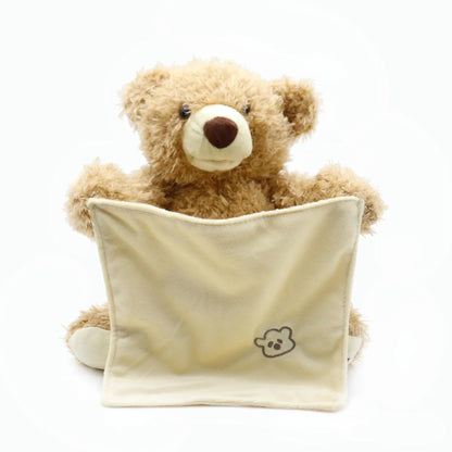 Peek-a-boo Bear Talking Chargeable Shy Face Teddy