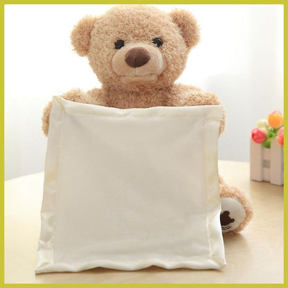 Peek-a-boo Bear Talking Chargeable Shy Face Teddy