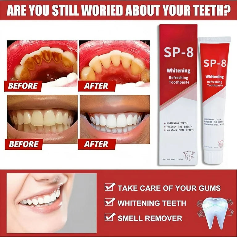 Teeth Whitening Paste SP-8 (Pack Off 2)❗