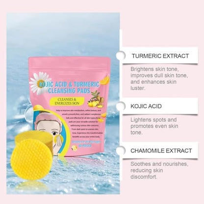 Turmeric Kojic Acid Cleansing Pads pack off 2 )