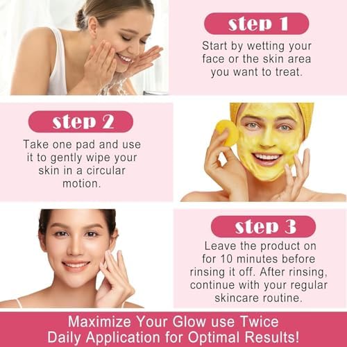 Turmeric Kojic Acid Cleansing Pads pack off 2 )