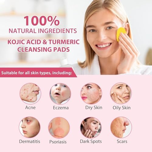 Turmeric Kojic Acid Cleansing Pads pack off 2 )