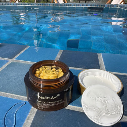 Medicube Deep Vitamin C Golden Capsule Face Moisturizer 55g (MADE IN KOREA )