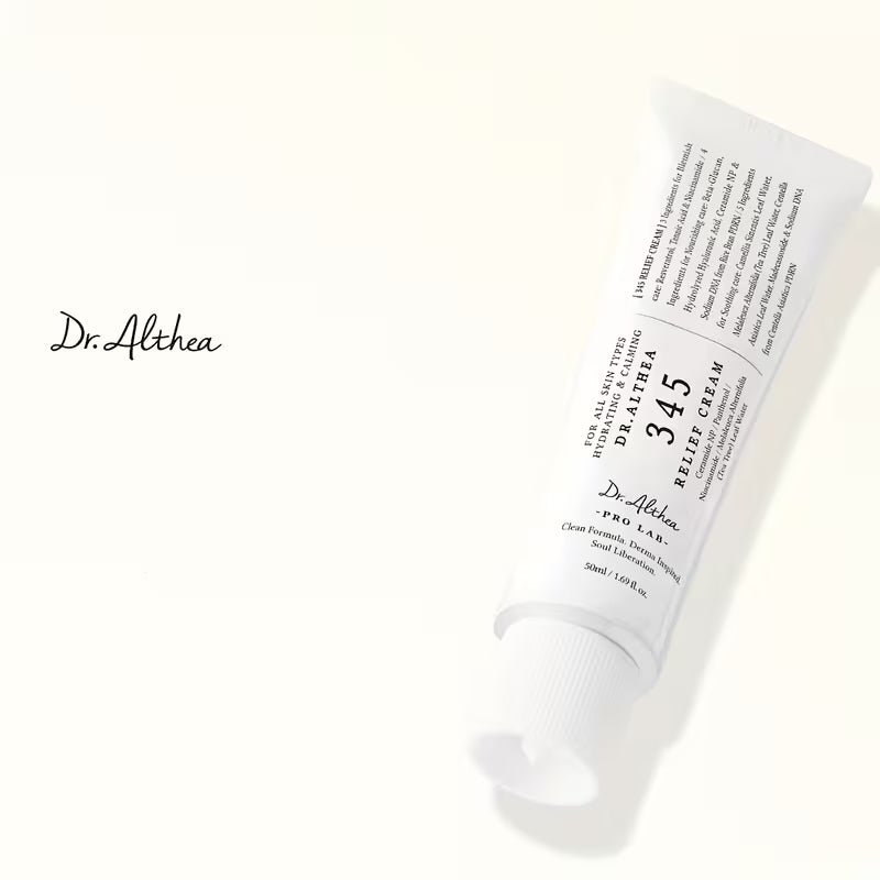 345 Relief Cream, 345 Intensive Repair Cream Barrier Cream, Face Moisturizer, Soothing, Hydration, Korean Skin Care for Dry & Sensitive Skin (1pc) MADE IN KOREA