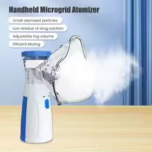 Portable Mesh Nebulizer Ultra-Compact Handheld Nebulizer Machine for Adults & Kids, Rechargeable Battery-Powered Respiratory Relief