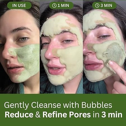 Holy Basil Bubble Deep Mask – Holy Basil & Carbonated Water for Cleansing Pores & Blackheads