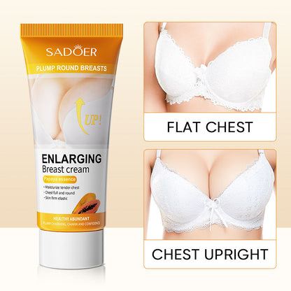 SADOER Breast Enhancement Cream, Rapid Action for Breast Growth Lifting and Firming, Gentle Formula Breast Enlargement Cream Fast Increase Size Breast Lift (2.1 Fl.oz)