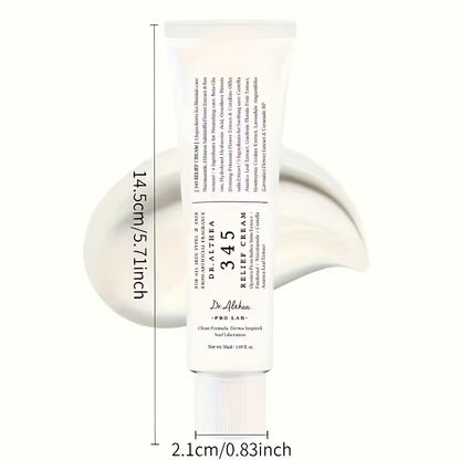 345 Relief Cream, 345 Intensive Repair Cream Barrier Cream, Face Moisturizer, Soothing, Hydration, Korean Skin Care for Dry & Sensitive Skin (1pc) MADE IN KOREA