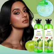 Maani Essence MOKERU Black Hair Dye Cream 500ml*2/Pack, Ammonia Free, Instant Hair Dye, 100% Gray Hair Coverage, Apple Hair Color, Black Hair Dye Shampoo for Men & women