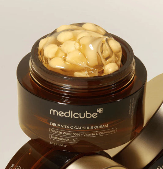 Medicube Deep Vitamin C Golden Capsule Face Moisturizer 55g (MADE IN KOREA )
