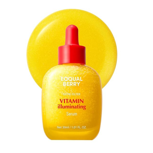 EQQUALBERRY Vitamin Illuminating Serum – Brightening Vitamin C Serum with Niacinamide   | Strengthens skin barrier | Hydrates using Ceramide and Hyaluronic Acid, 1.01oz / 30ml ( MADE IN KOREA )