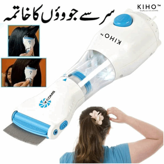 KIHO™ V Comb Head Lice Machine With 4 Filters