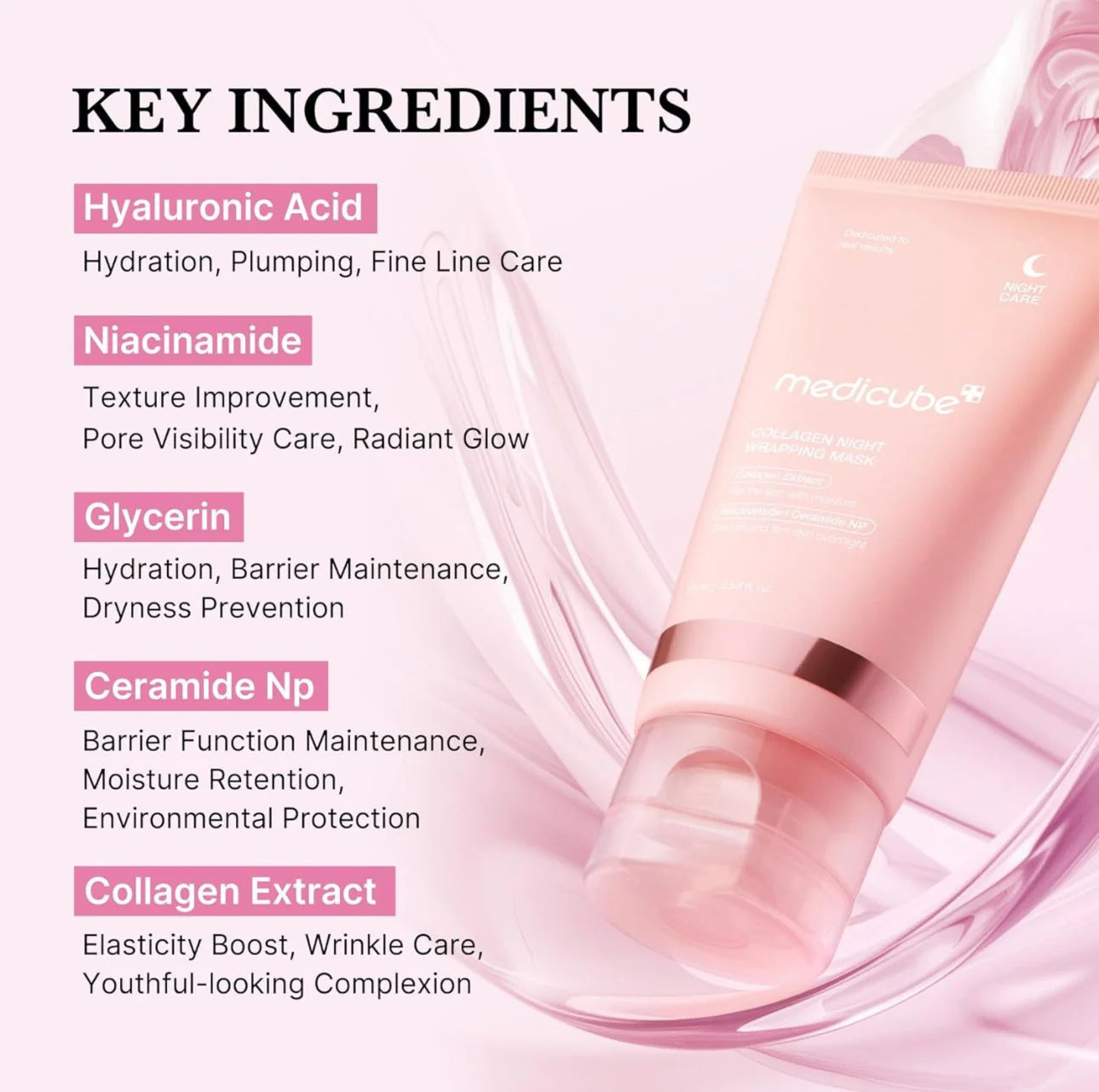 Medicube Collagen Night Wrapping Mask( made in korea )